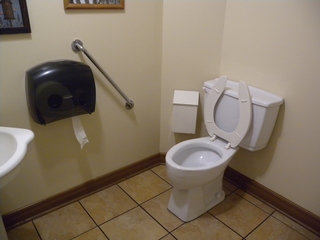 Salle de toilette accessible