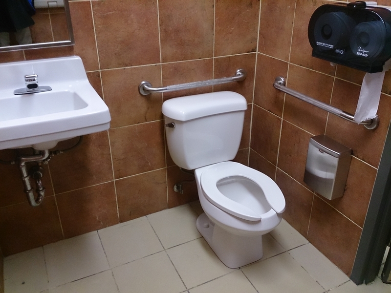 Salle de toilette accessible