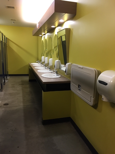 Espace lavabos - Salle de toilettes femmes