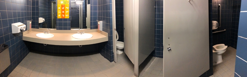 Salle de toilettes - hommes