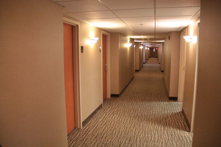 Corridor d'accès aux chambres