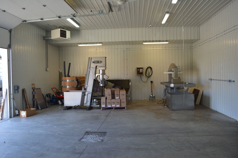 Salle de fabrication du cidre pour visites