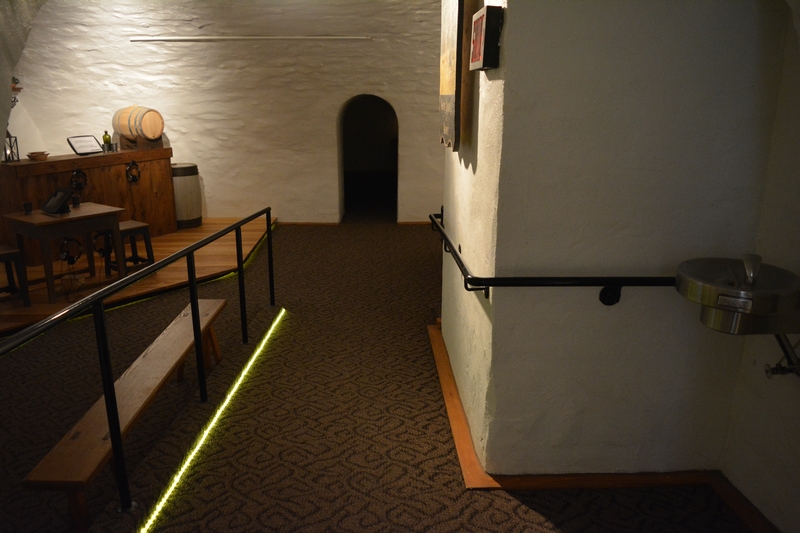 Salle du musée - rampe d'accès