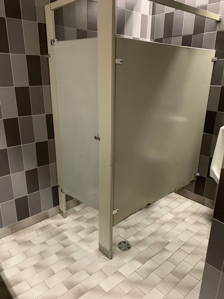 Salle de toilette non accessible