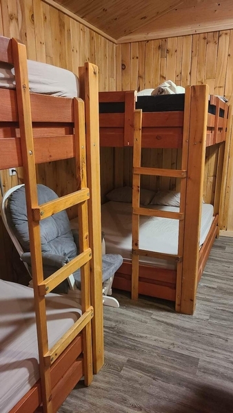 Chalet 3: deux lits superposés