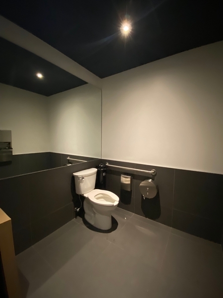 Toilette accessible (rez-de-jardin)