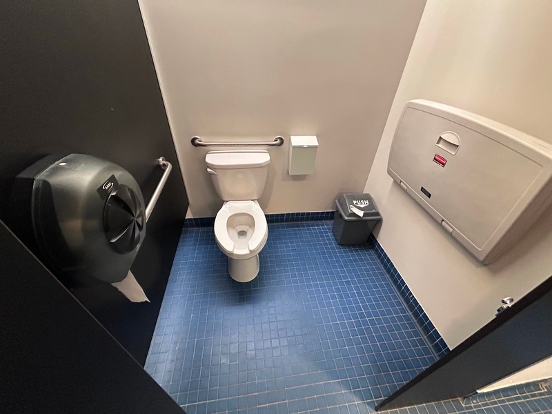 Salle de toilettes femmes - cabinet de toilette accessible