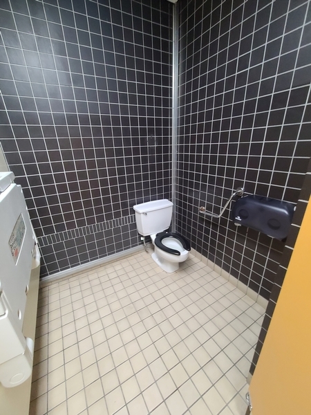 Cabinet de la salle de toilette des hommes
