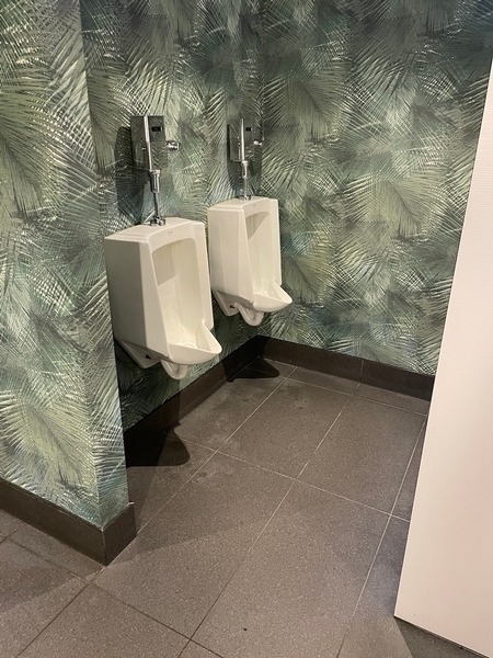 Salle de toilettes homme sur la mezzanine