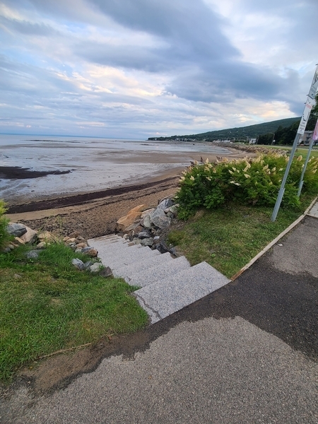 Accès au fleuve non-accessible