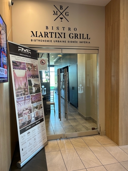 Entrée restaurant Bistro Martini Grill