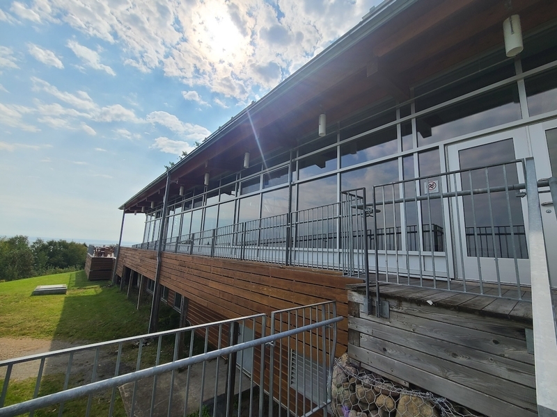 Rampe d'accès à la terrasse