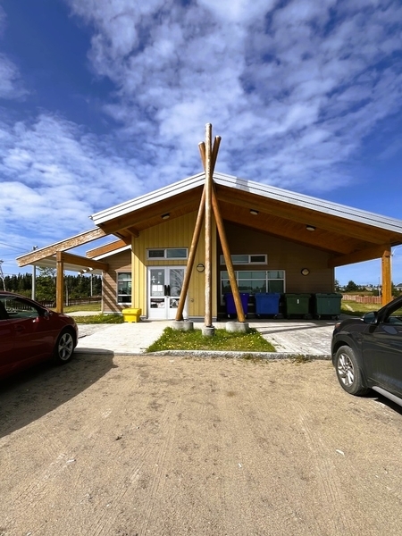 Stationnement devant l'entée