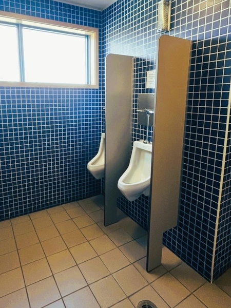 Salle de toilette hommes - urinoirs