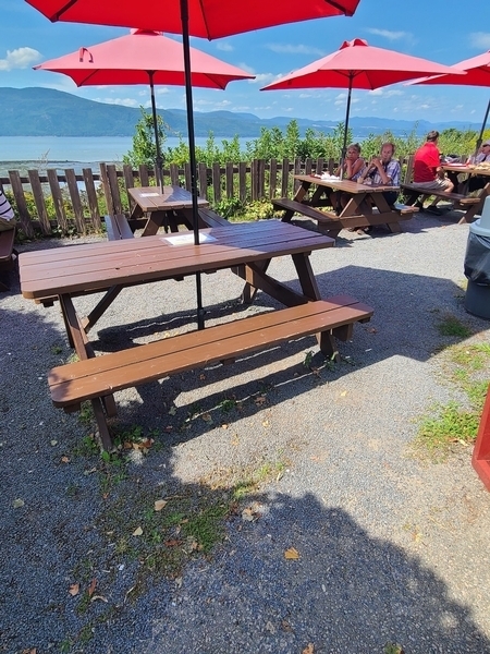 Terrasse en gravier