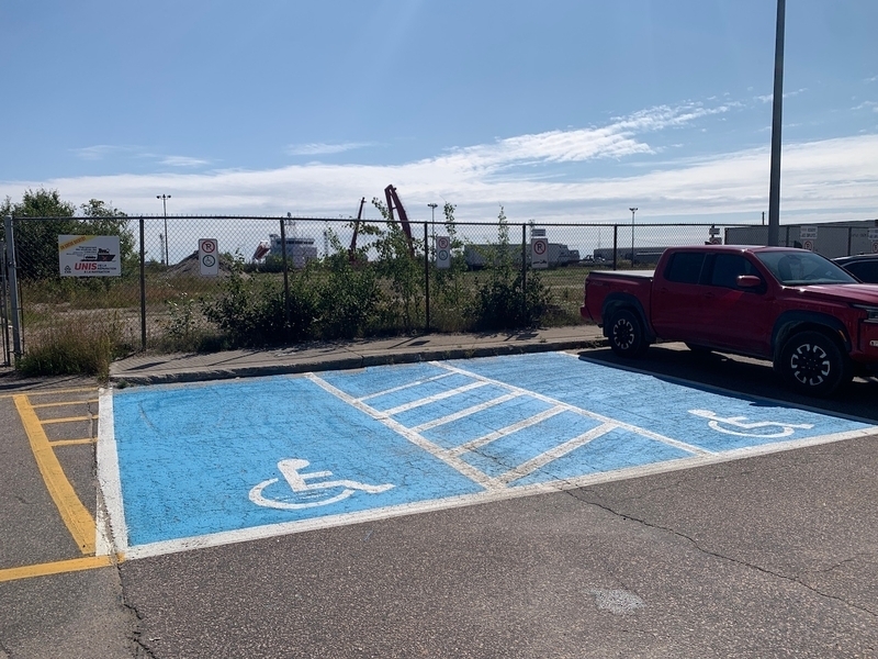 Stationnement - Gare fluviale de Baie-Comeau