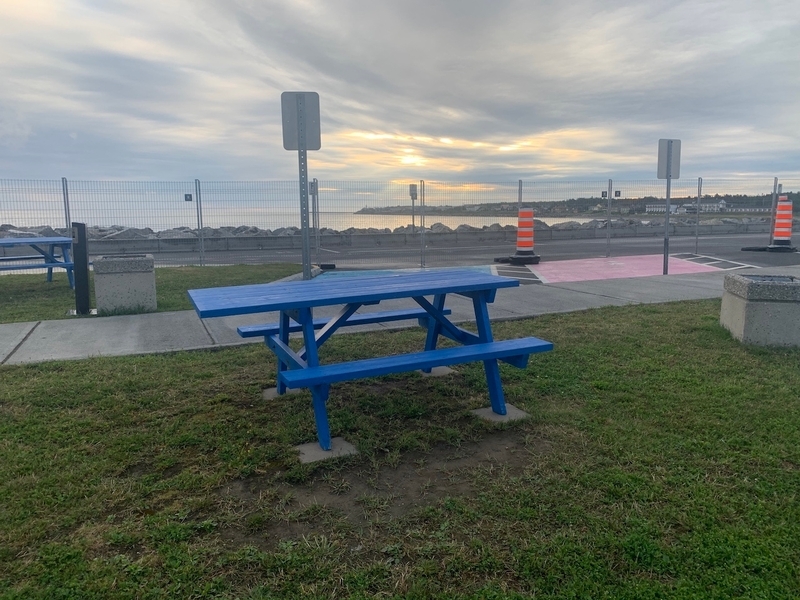 Table de pique-nique - Gare fluviale de Matane