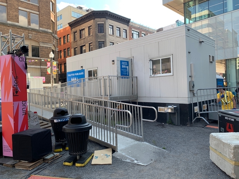 Toilette accessible - Place Jacques-Cartier 