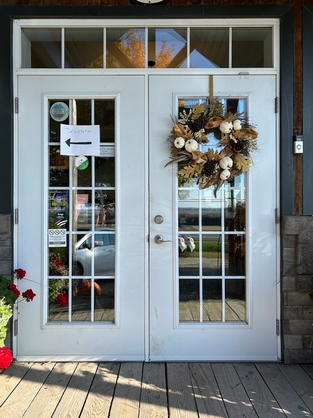 Entrée de la boutique