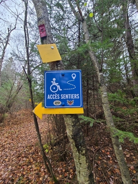 Signalisation accessible (avec et sans flèches)