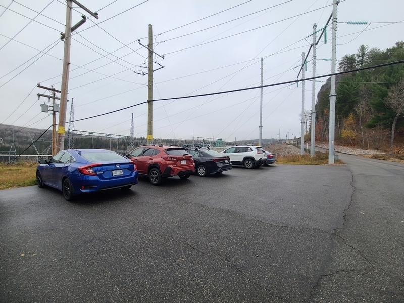 Stationnement au bout de la rue Beaudoin