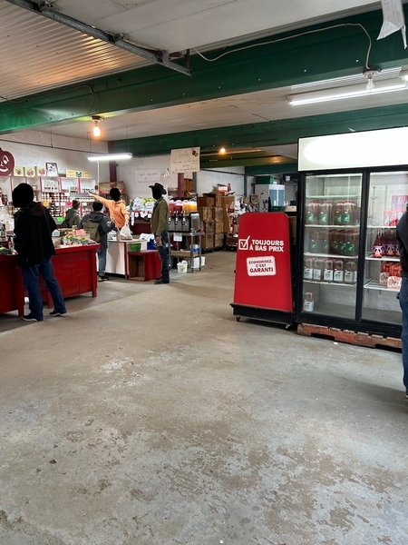 Intérieur de la boutique