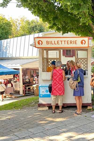 Billetterie près du Moulin Légaré