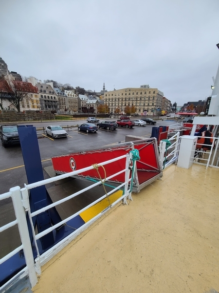 Entrée à marée basse (rampe)