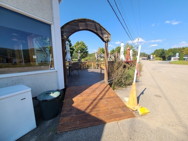 Accès à la terrasse